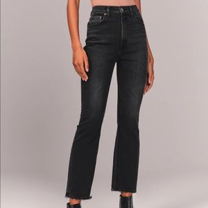 Abercrombie Ultra High Rise Kick Flare Jeans